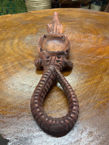 Handmade Wooden Crocodile Ashtray
