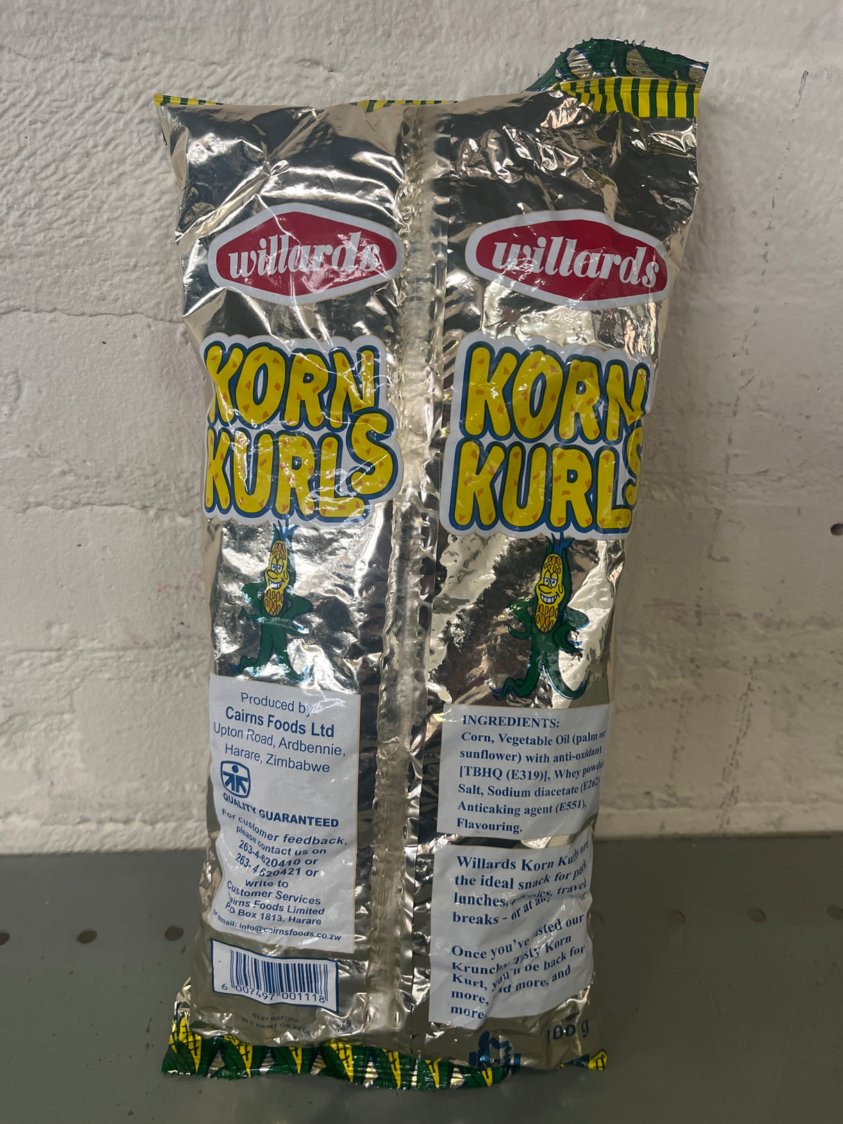 Willard’s Korn Kurls 100g Bag