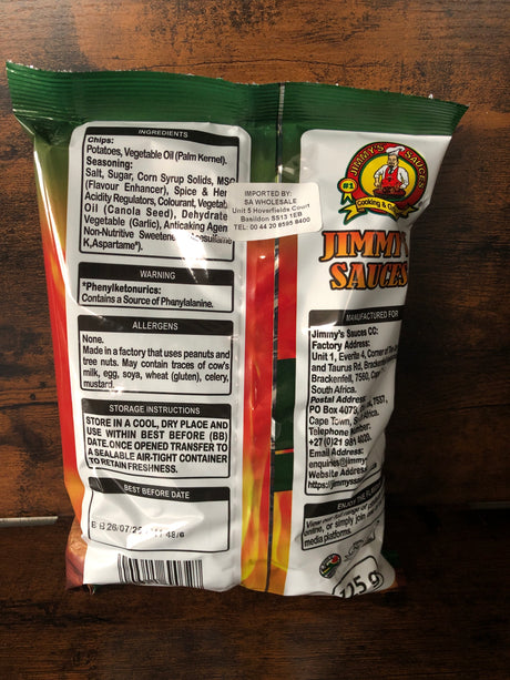 Jimmy’s Steakhouse South African Chips 125g