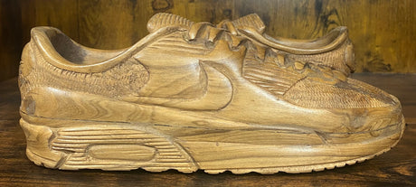 Nike Air Max 90 V1.2 Hand Carved Mahogany Display Piece