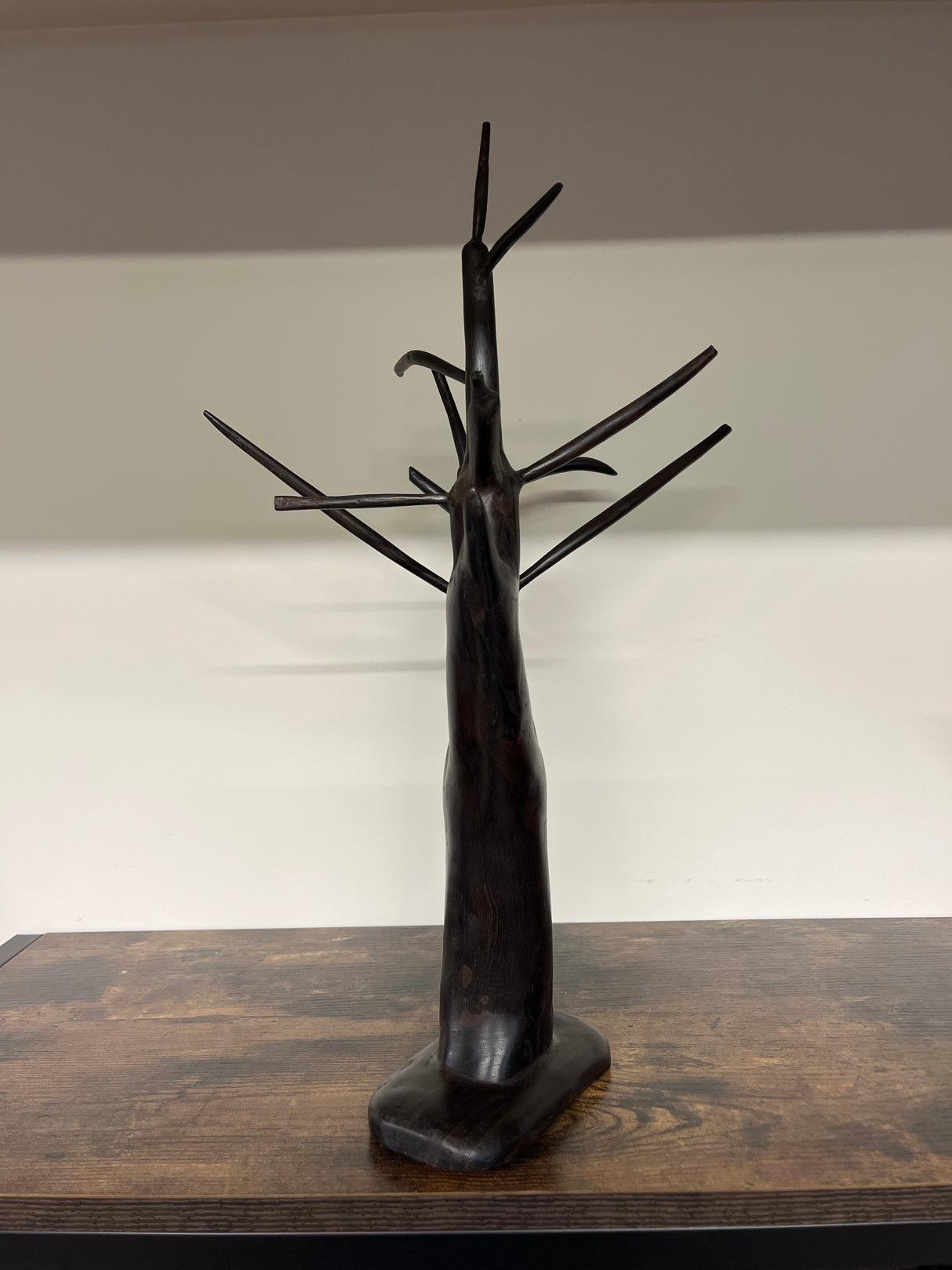 Hand Carved Ebony ‘Dead Tree’