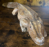 Hand Carved Mahogany Satisfied Komodo