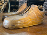 Pair of Jordan 4 V2.1 Hand Carved Mahogany Display Piece