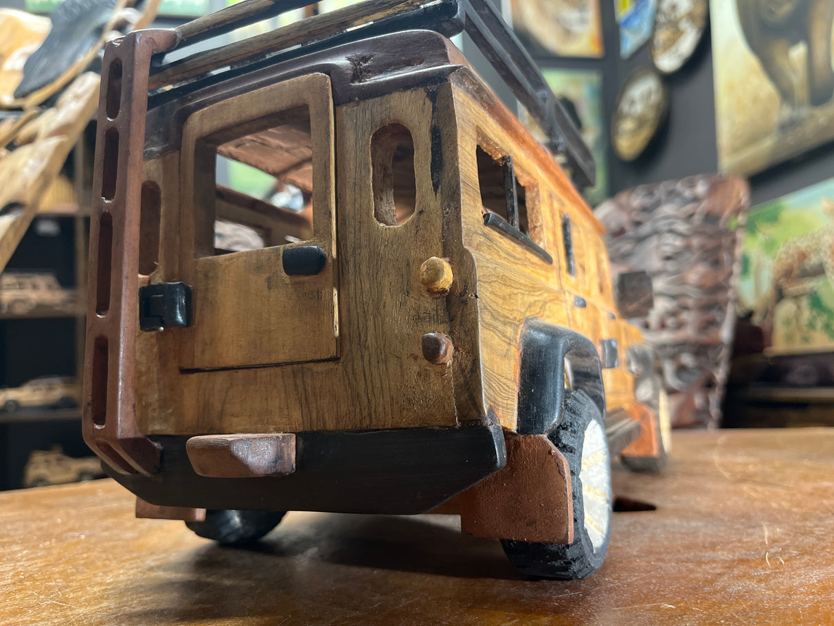 Classic Landrover Defender V3.2 Hand Carved Mahogany with Ebony
