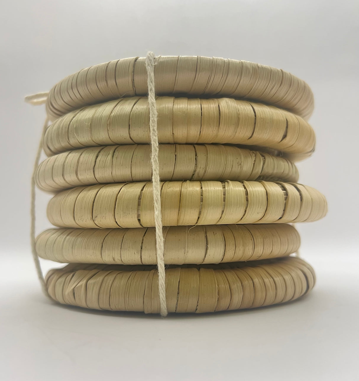 Effie V - Wicker Coaster Set (6 Coasters)