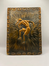 Dancing Man Hammered Copper Frame