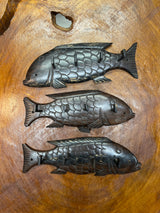 Ebony Wood Handmade Fish Keyholder