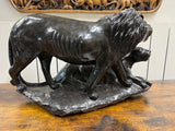 Stone Lion and Lioness