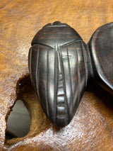 Handmade Ebony Cockroach Coin / Jewellery Dish