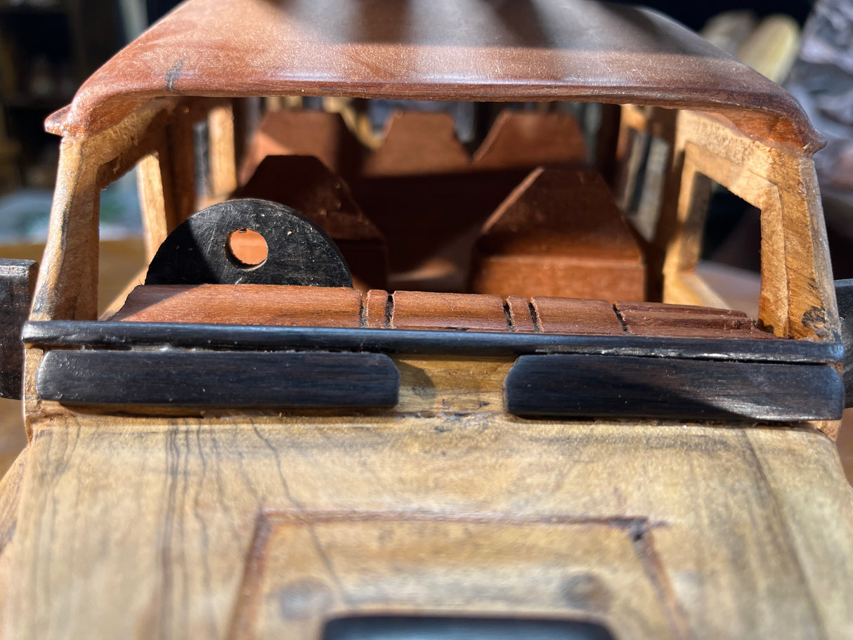 Classic Landrover Defender V3.2 Hand Carved Mahogany with Ebony
