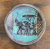 Painted Stone Plates Large