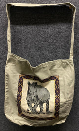 Two Prints Cloth Tote-bag
