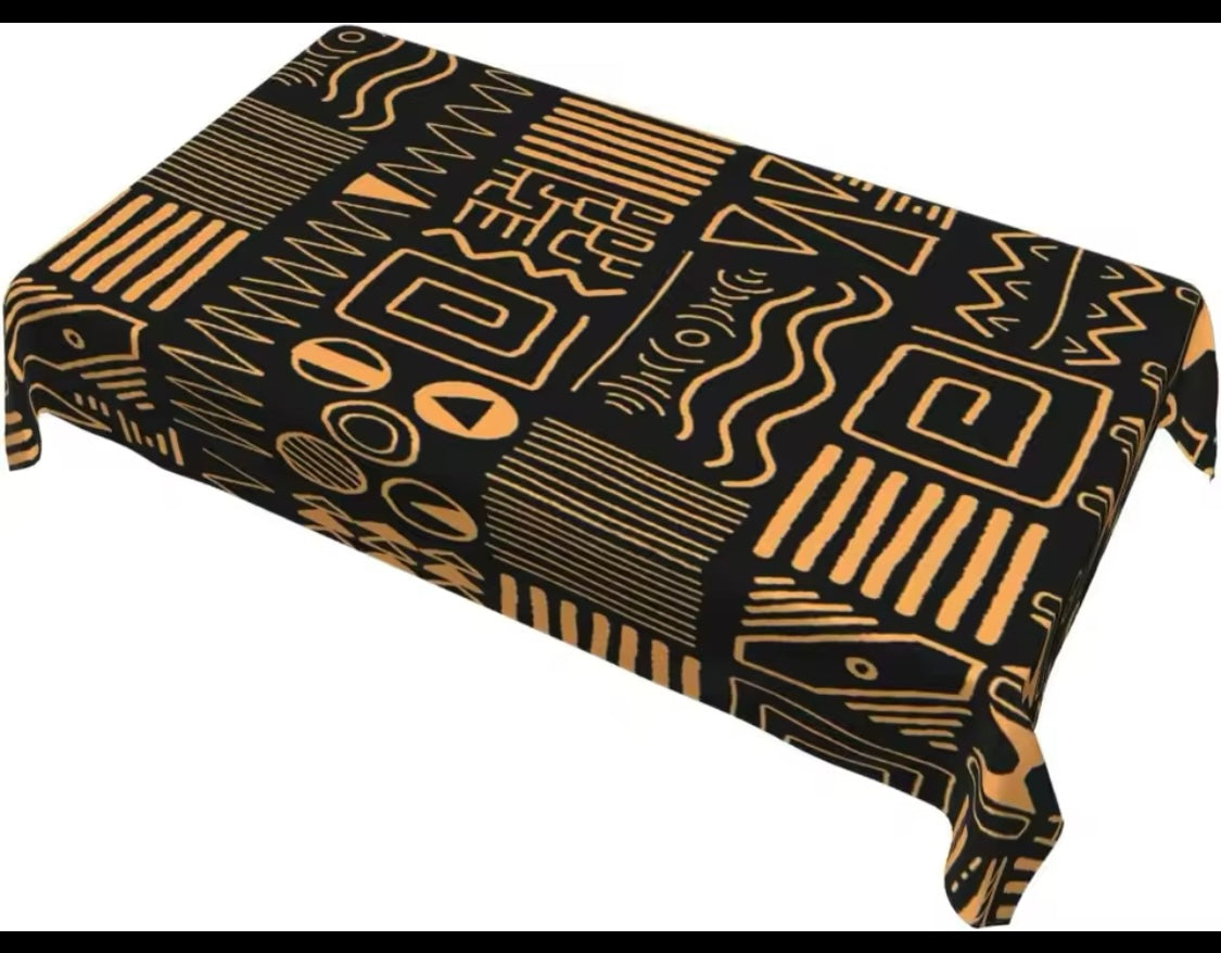 African Themed Table Cloth 140 x 140cm