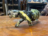 Large Growling Stone Panther Handmade In Malawi