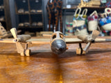 Hand Carved Wooden Aeroplane
