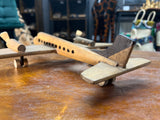 Hand Carved Wooden Aeroplane