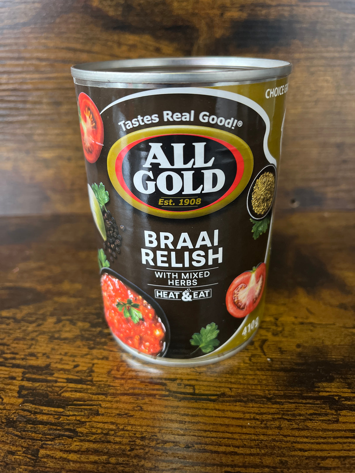 All Gold Braai Relish 410g Can