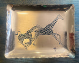 Exquisite vintage copperware set - 2 Ashtrays and 6 Coasters - Royal Sable 1960's
