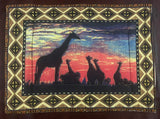 Sunset Painted Placemats with Serviettes