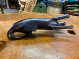 Handmade Ebony Wood Jaguar