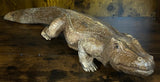 Hand Carved Mahogany Satisfied Komodo