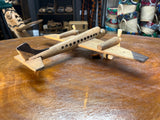 Hand Carved Wooden Aeroplane