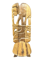 Small Functional Hand Carved Malawian Animal Story Chair