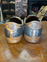 Pair of Nike Dunk Low V1.1 Hand Carved Mahogany Display Piece