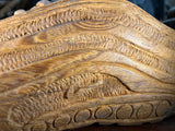 Pair of Nike Air Max 97 V1.1 Hand Carved Mahogany Display Piece