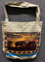 Two Prints Cloth Tote-bag