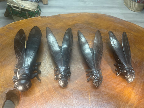 Hand Carved Ebony Malawian ‘Gumbi’ Fly