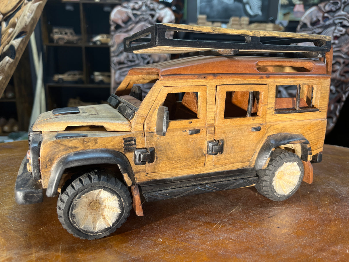 Classic Landrover Defender V3.2 Hand Carved Mahogany with Ebony