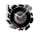 African Reclaimed Vinyl Record Clock