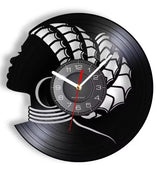 African Reclaimed Vinyl Record Clock