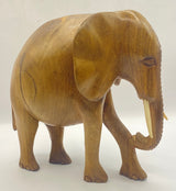 Mahogany Standing Elephant