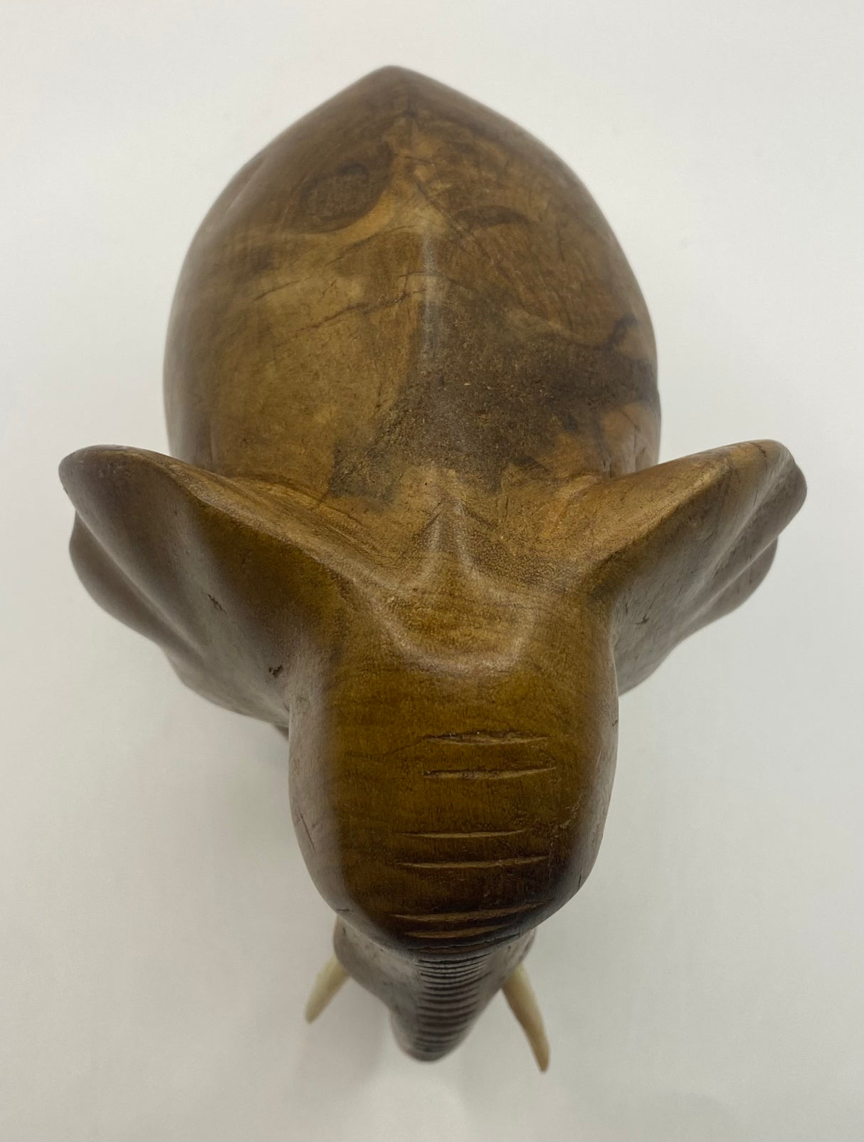 Mahogany Standing Elephant