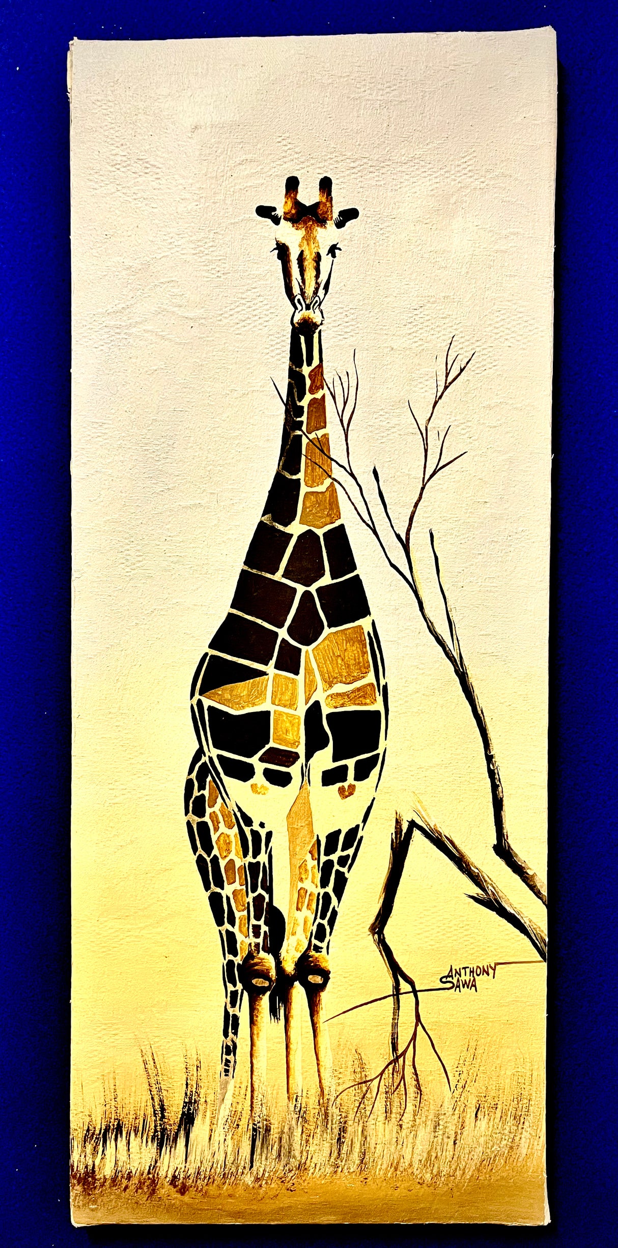 Acrylic Painting On Cloth - 'The Last One Standing'