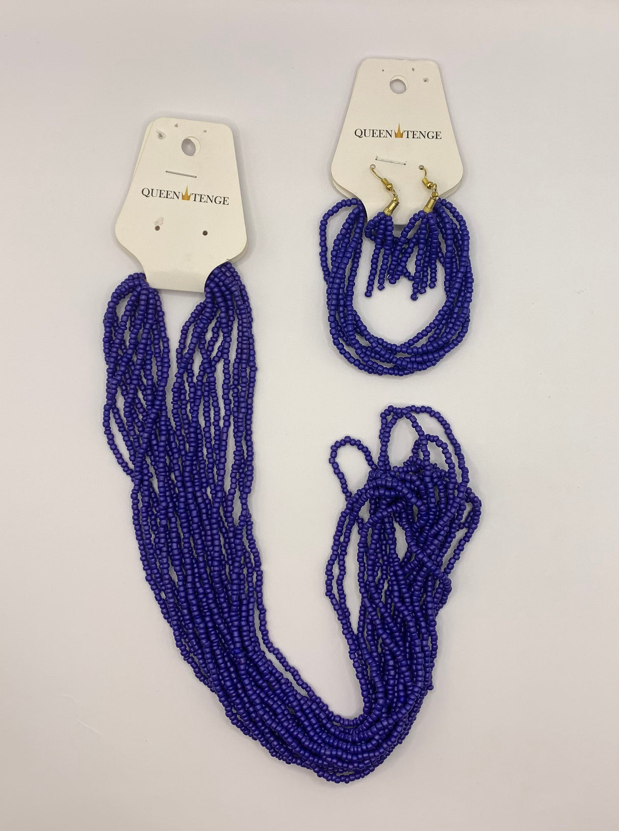 Queen Tenge - Beaded 3 Piece Jewellery Set