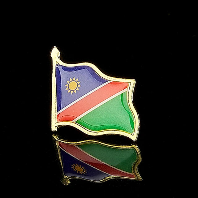National Flag Pin Badge 1.8cm x 2.0cm