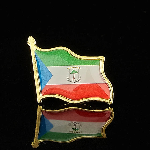 National Flag Pin Badge 1.8cm x 2.0cm