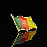 National Flag Pin Badge 1.8cm x 2.0cm