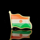 National Flag Pin Badge 1.8cm x 2.0cm