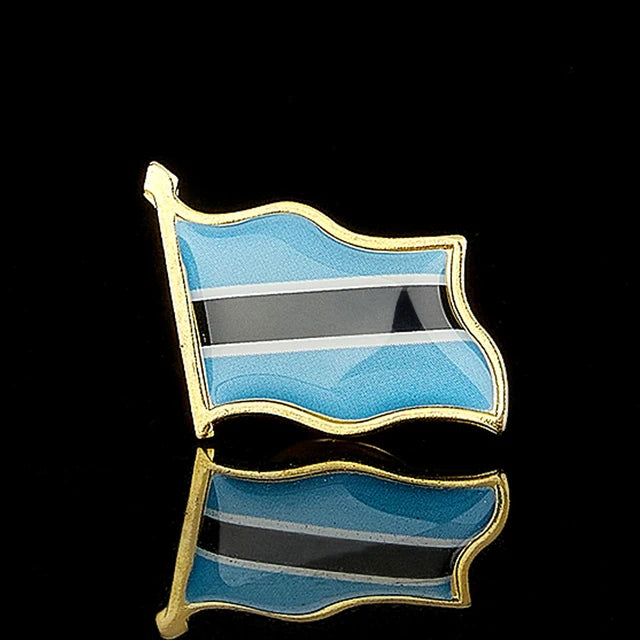 National Flag Pin Badge 1.8cm x 2.0cm