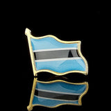 National Flag Pin Badge 1.8cm x 2.0cm