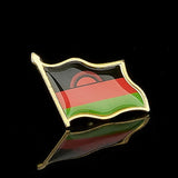 National Flag Pin Badge 1.8cm x 2.0cm