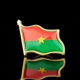 National Flag Pin Badge 1.8cm x 2.0cm