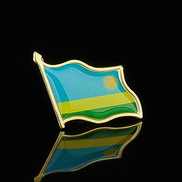 National Flag Pin Badge 1.8cm x 2.0cm