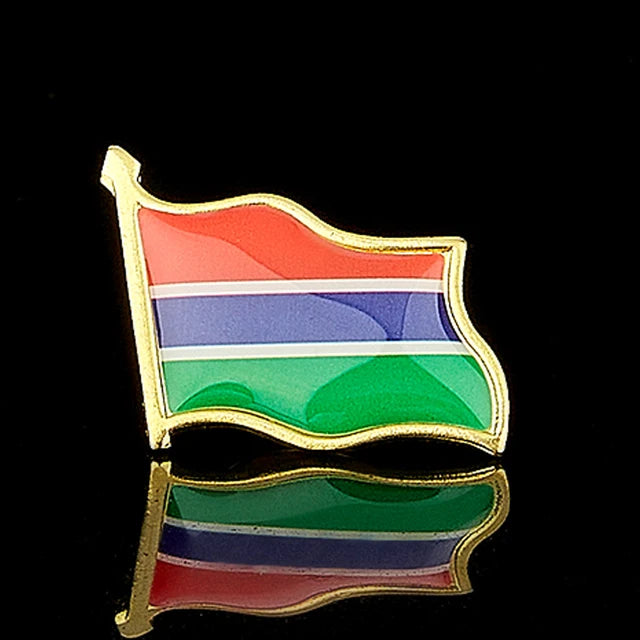 National Flag Pin Badge 1.8cm x 2.0cm