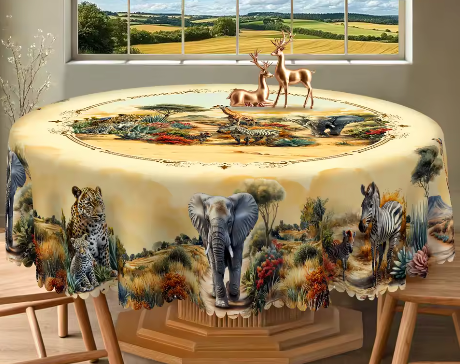 Intricate Patterned Tablecloths