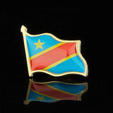 National Flag Pin Badge 1.8cm x 2.0cm